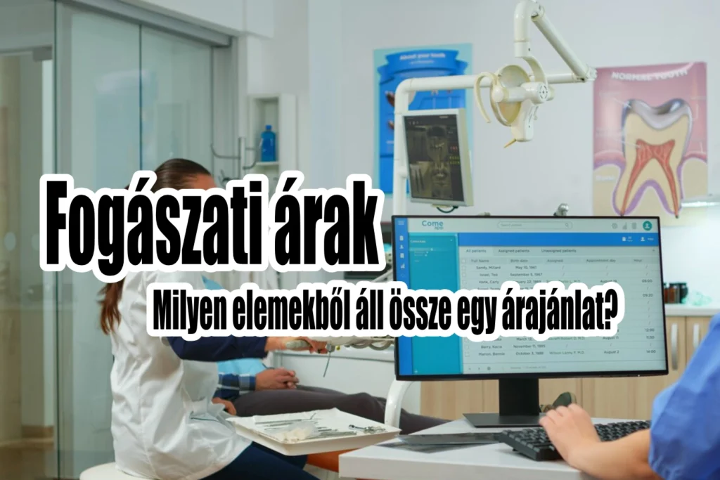 Fogászati és fogtömés árak a davident.hu oldalán.